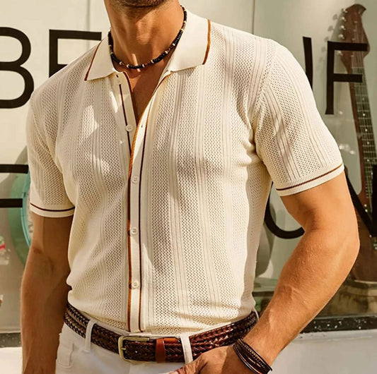 ICE SILKSUMMER SHORT SLEEVE SHIRT.