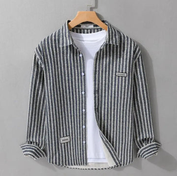 YOUTH LONG SLEEVE SHIRT WITH STRIPES ELEGANT.